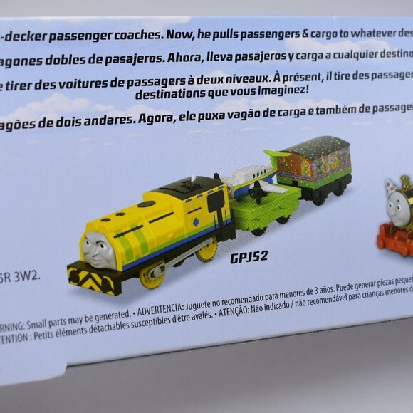 Gustavo 4 Passengers & Cargo Motorized Trackmaster Train Engine Fisher Price New - Picture 10 of 11